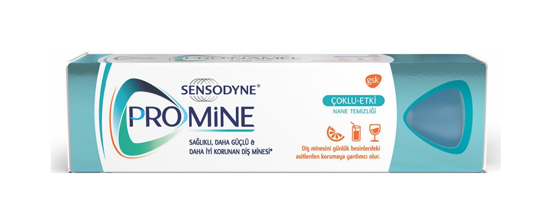 Sensodyne Promine Diş Macunu Çoklu Etki 75 Ml Nane Temizliği