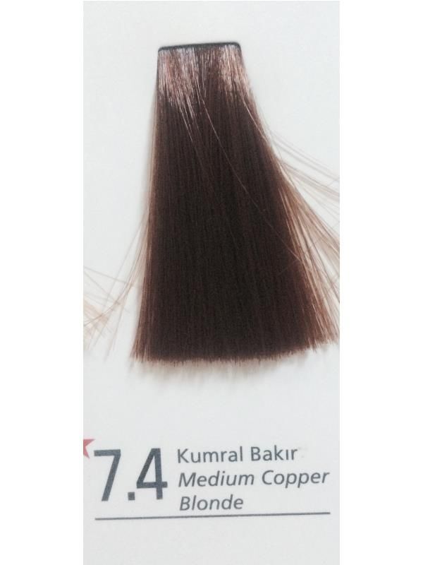 Alix Avien Tüp Saç Boyası 7.4 Kumral Bakır + Oksidan Suyu