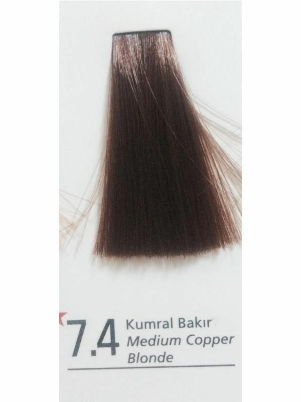 Alix Avien Tüp Saç Boyası 7.4 Kumral Bakır + Oksidan Suyu