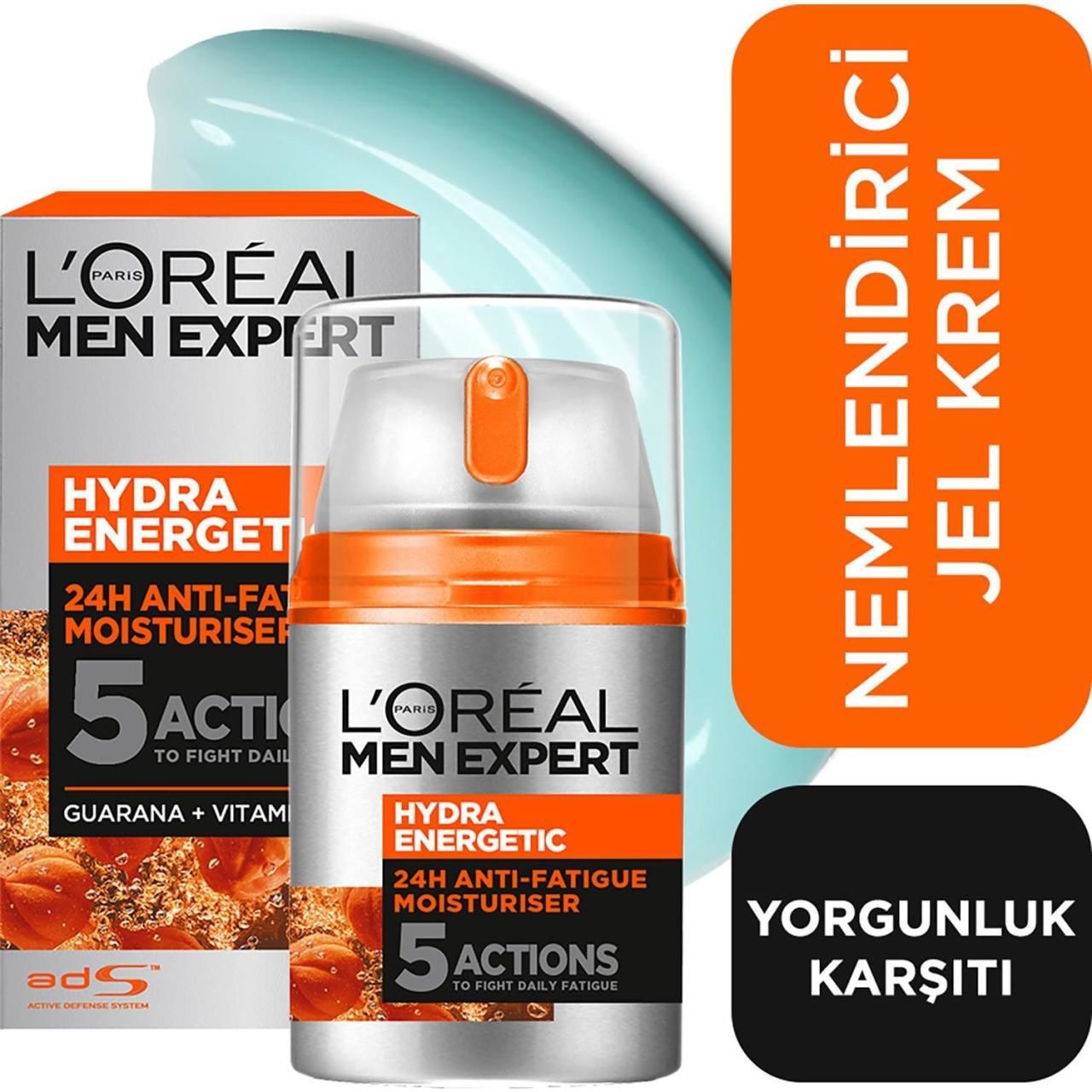 Loreal Paris Men Expert Hydra Energetıc 24 Saat Etkili Yorgunluk Karşıtı Nemlendirici 50 Ml
