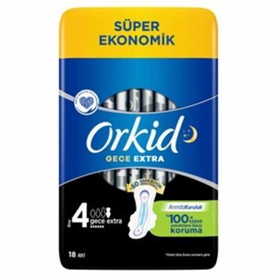 Ultra Extra Hijyenik Ped Extra Gece Süper Ekonomik Paket 18 Ped