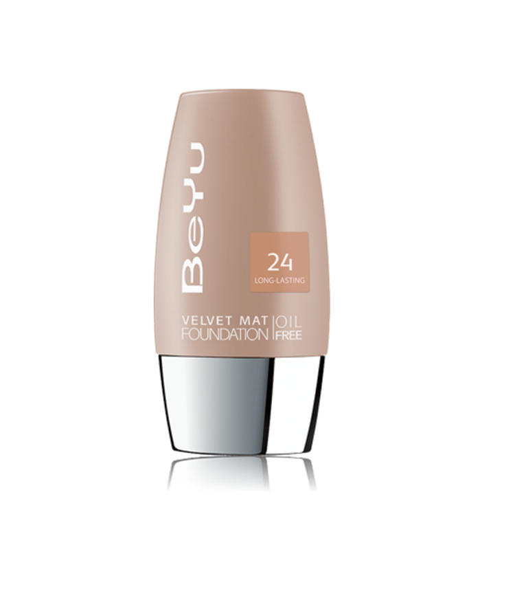 Beyu Velvet Mat Fondöten 24 Oil Free