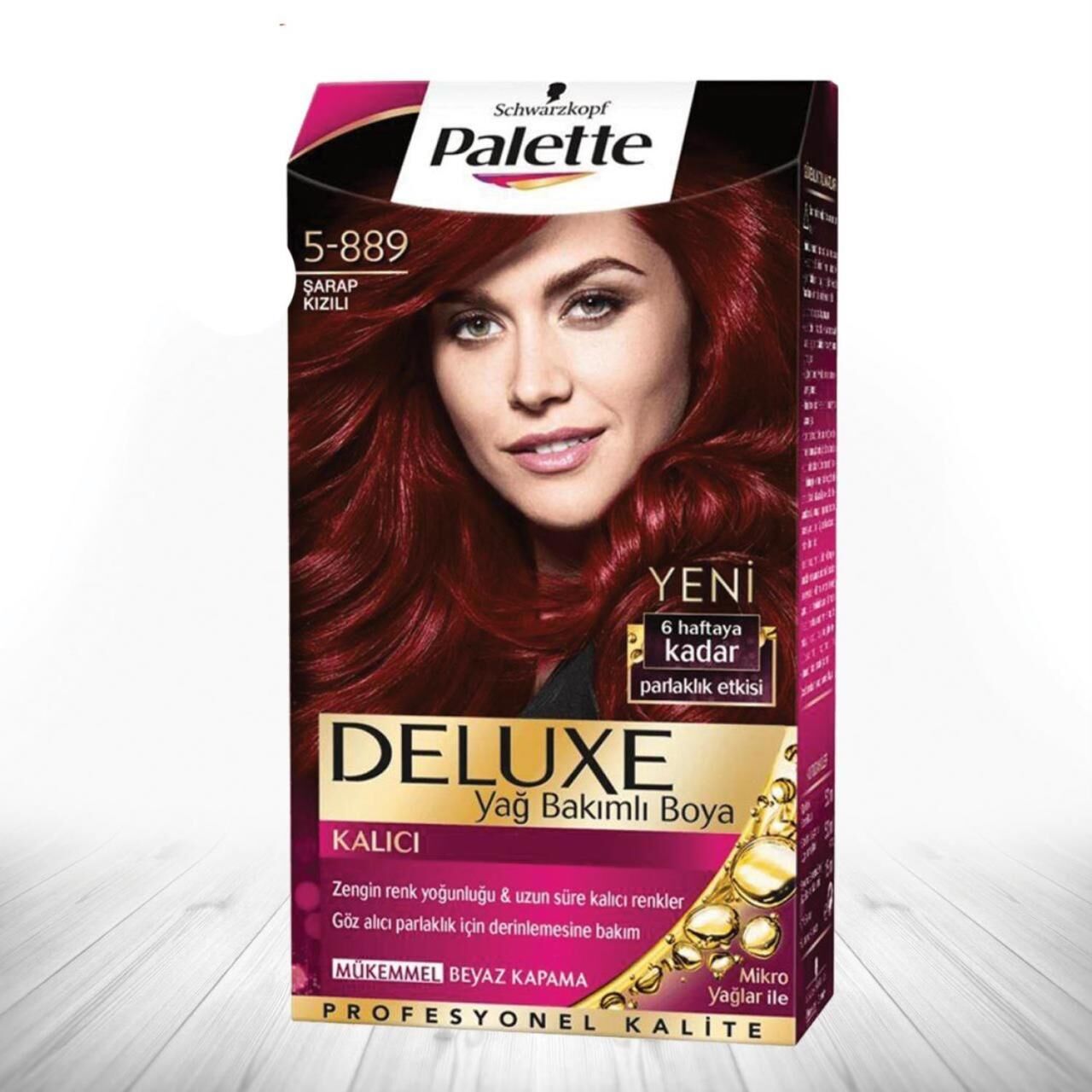 Palette Deluxe Saç Boyası 5.889 Şarap Kızılı / 5.88