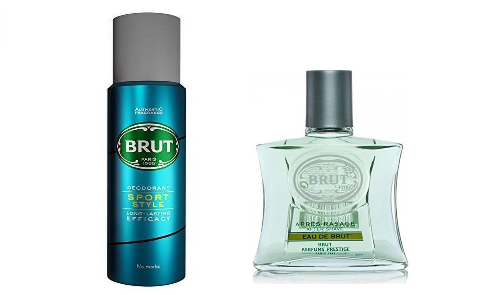 Brut Eau De Brut After Shave 100 Ml+ 200 Ml Sport Style Deodorant