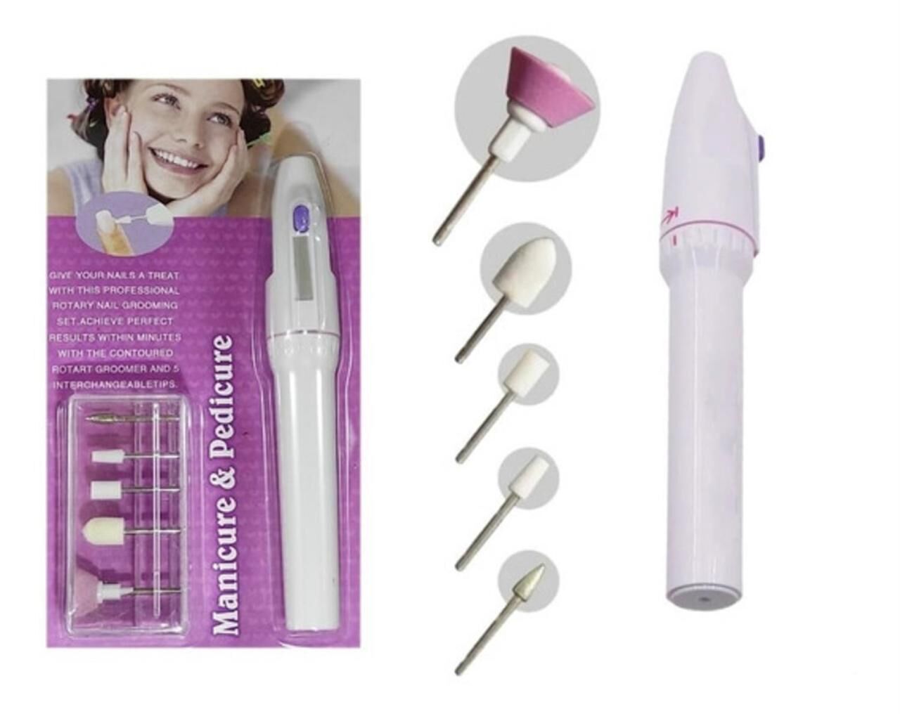 Manikür ve Pedikür Makinesi Pilli