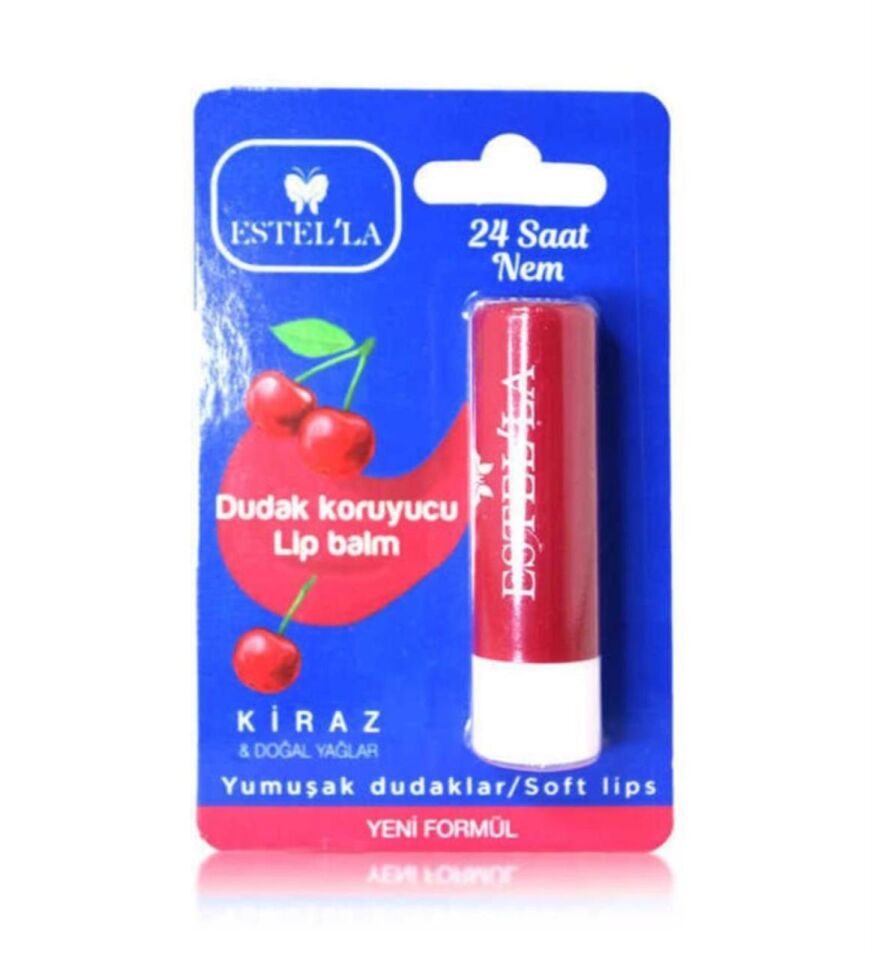 Estella Dudak Lip Balm Kiraz