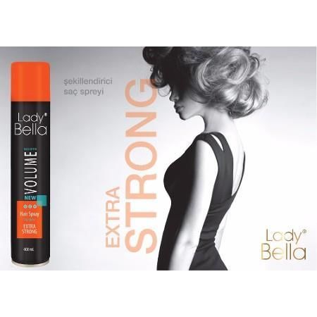 Lady Bella Saç Spreyi 400 ml Extra Strong