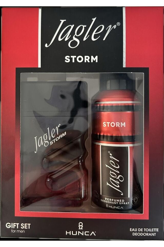 Jagler Storm Set Edt 90ml + Deodorant 150 ml Erkek YENİ DEO