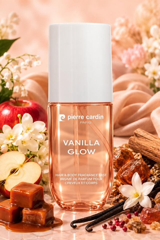 70413 - Pierre Cardin Saç ve Vücut Mist - 110 ml - Vanilla Glow (Hair & Body Mist)