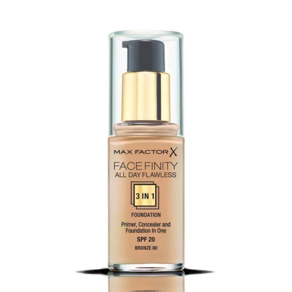 Max Factor Fondöten 80 Bronze FaceFinity All Day Flawless 3N 1