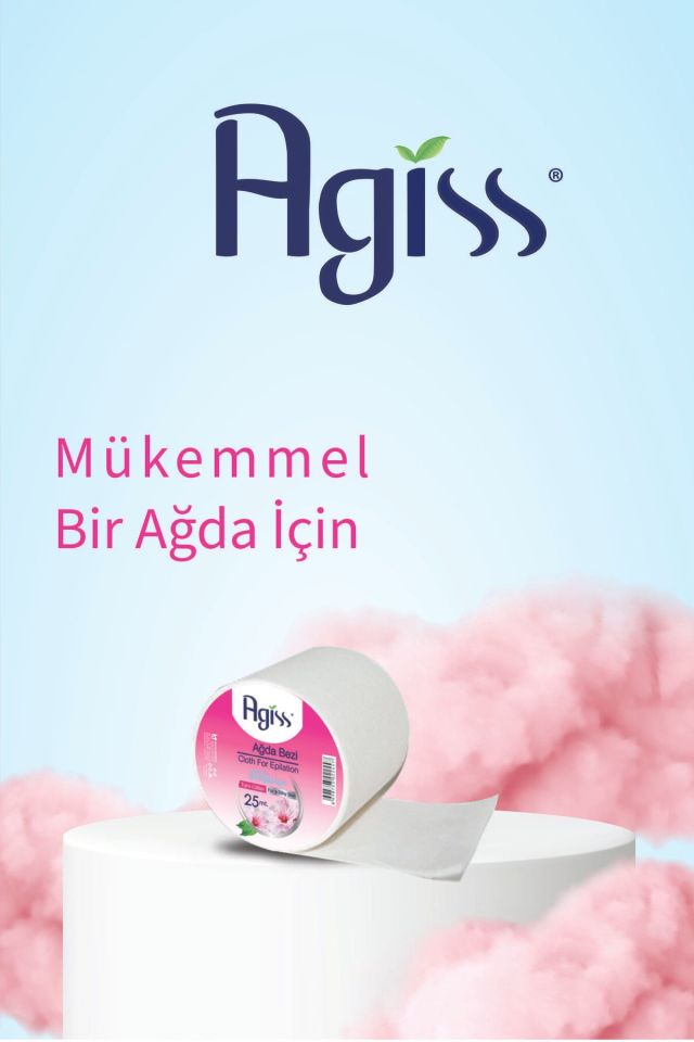 Agiss Ağda Bezi 25 mt Rulo
