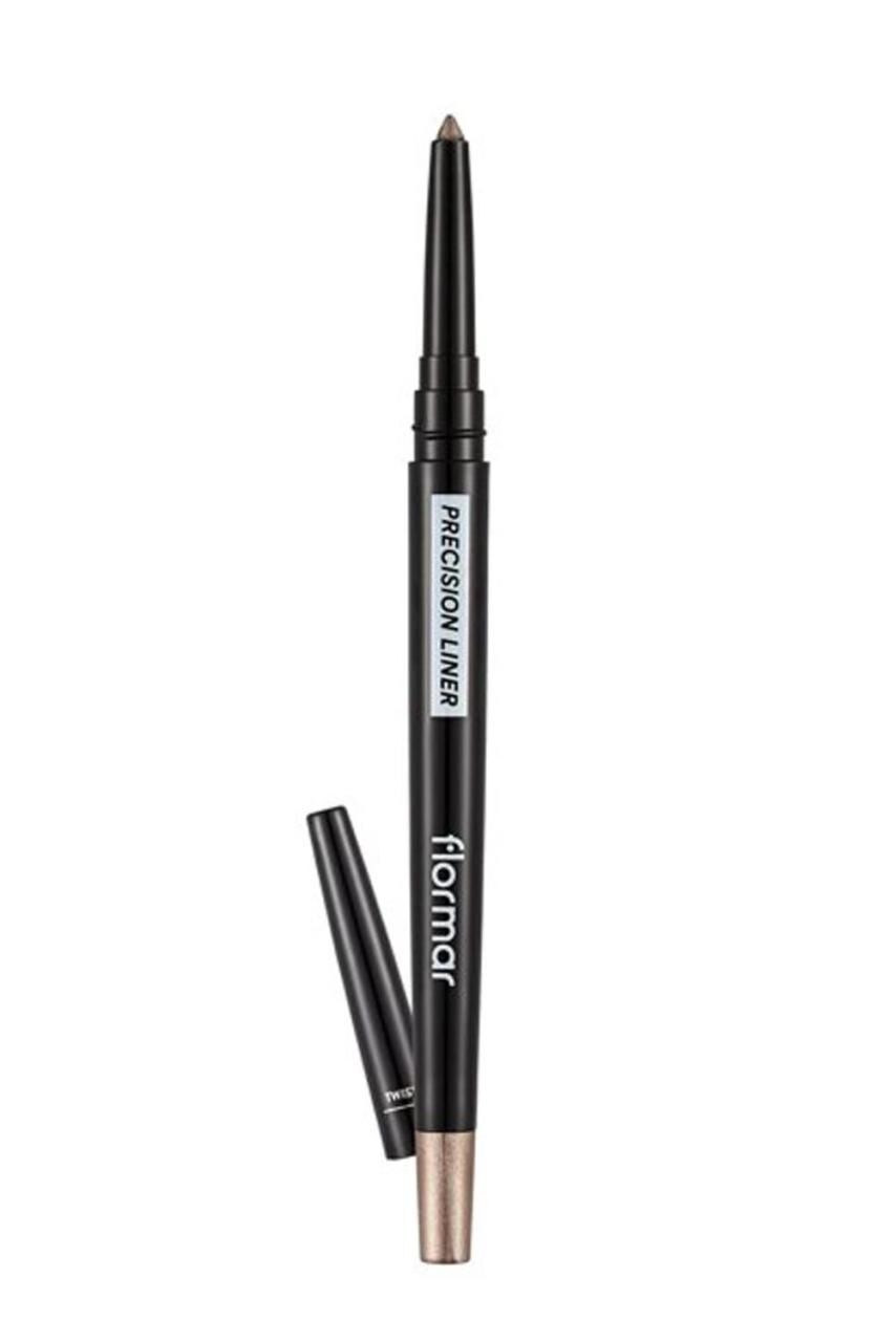 Flormar Precision Liner Şampanya Gümüş Kahve Göz Kalemi 01