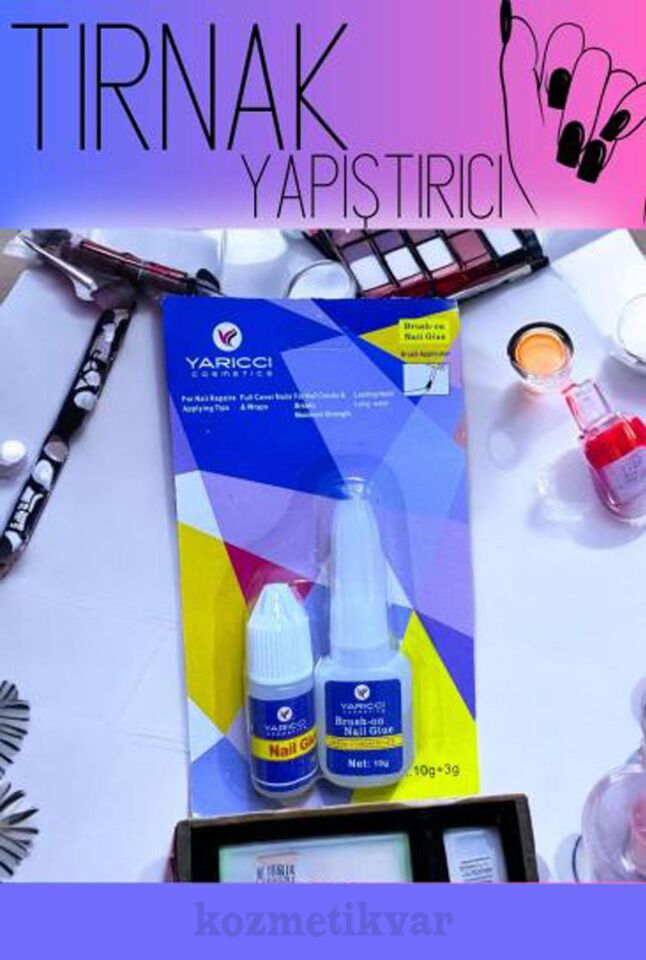 Yarıccı Tırnak Yapıştırıcı Blisterli + Fırçalı