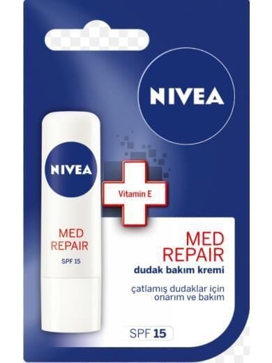 Nivea Med Repair Çatlamış Dudaklar Için Dudak Bakım SPF15