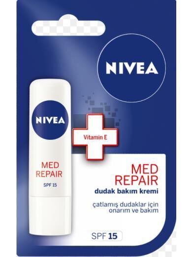 Nivea Med Repair Çatlamış Dudaklar Için Dudak Bakım SPF15