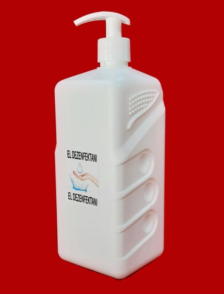 Misnet Pompalı El Dezenfektan Boş Şişe 1 Lt Pompalı