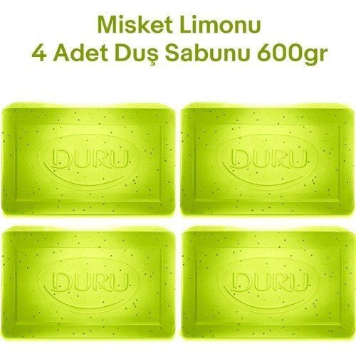 Duru Duş Sabunu 4 X 150 Gr Misket Limonu Lime 600 Gr