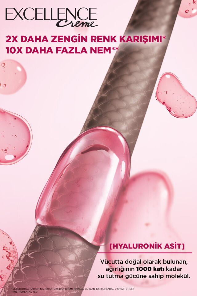 Loreal Excellence 5.54 Koyu Kızıl Kahve