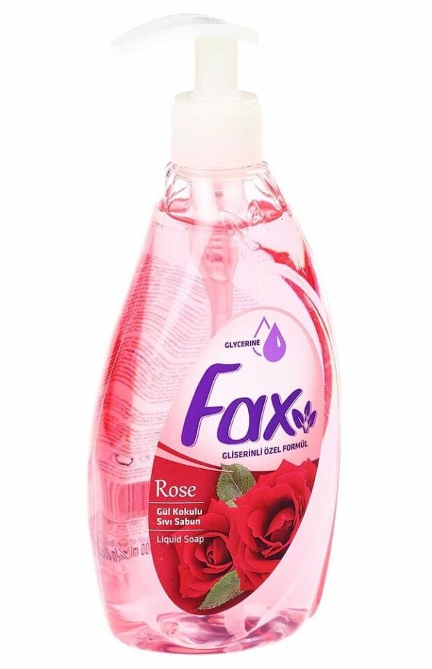 Fax Sıvı Sabun Gül 400 ml Pompalı