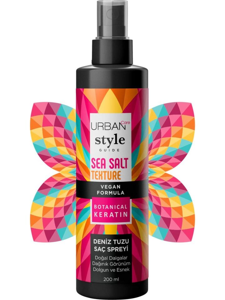 Urban Care Style Guide Deniz Tuzu Etkili Doğal Dalga Sağlayan Saç Spreyi-200 ML