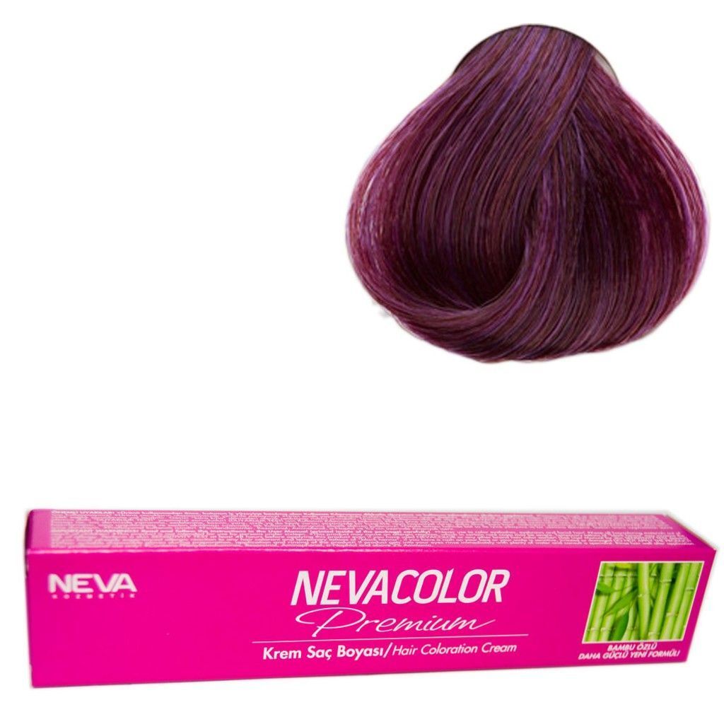 Neva Color Tüp Saç Boyası 7.20 Orkide Moru 50 Gr + Oksidan Sıvısı 50 Ml
