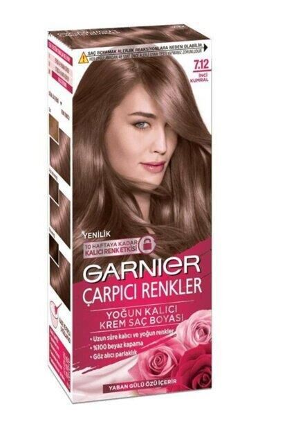 Garnier Çarpıcı Renkler 7.12 İnci Kumral Saç Boyası