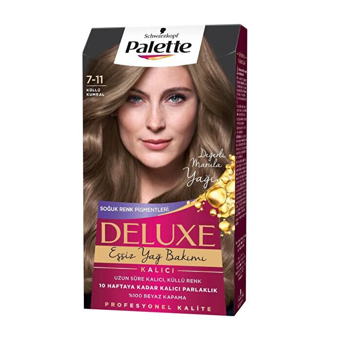 Palette Deluxe Saç Boyası 7.11 Küllü Kumral