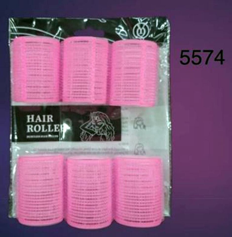 DVL 5574 - Cırtlı Bigudi 6 lı 4 cm Çap x 6 cm Uzunluk