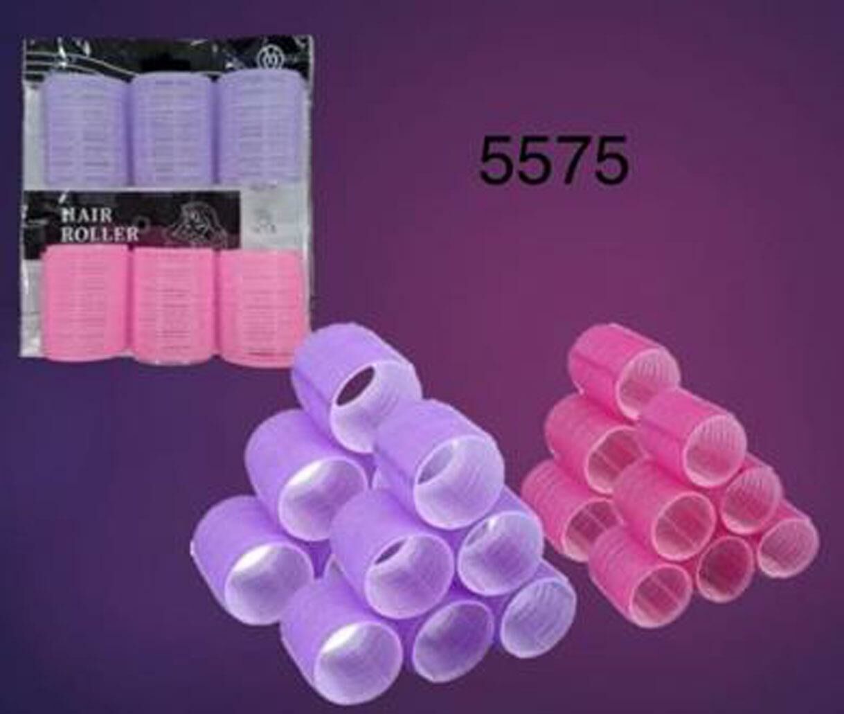 DVL 5575 - Cırtlı Bigudi 6 lı 5 cm Çap x 6 cm Uzunluk