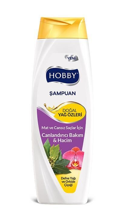 Hobby Şampuan 600 ml Defne Orkide Hacim