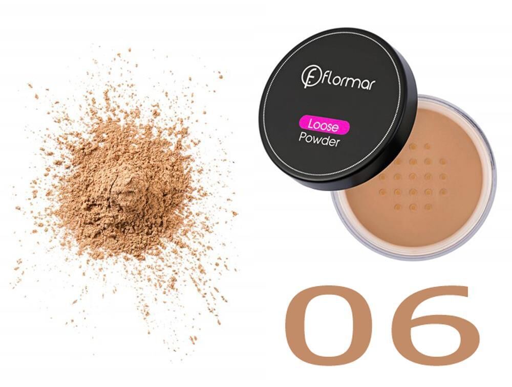 Flormar Loose Mat ve Transparan Sabitleyici Toz Pudra 06