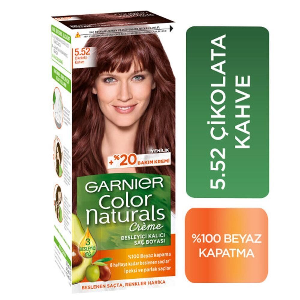 delist  Garnier Color Naturals 5.52 Çikolata Kahve Saç Boyası
