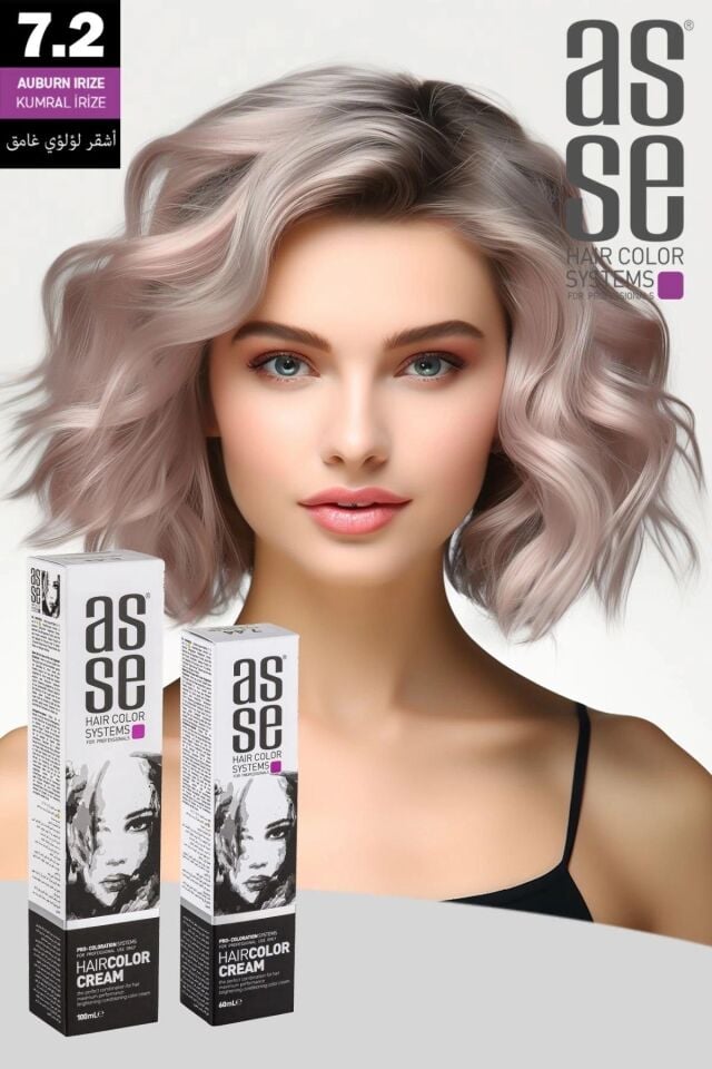 Asse 60 Ml Tüp Saç Boyası 7.2 Kumral Irize + 50 Ml Oksidan Sıvısı