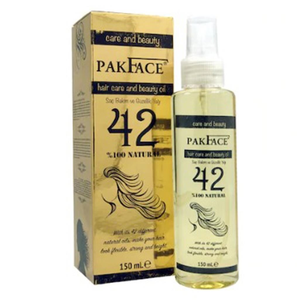 Pakface 42 Bitki Karışımlı Saç Bakım Yağı 150 ml