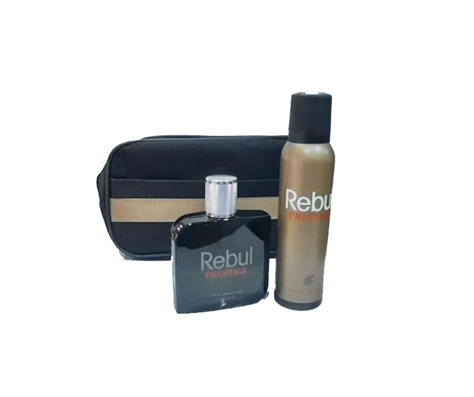 Rebul Prestige 100 Ml Edt + 150 Ml Deodorant Çanta Hediyeli Erkek Parfüm Set
