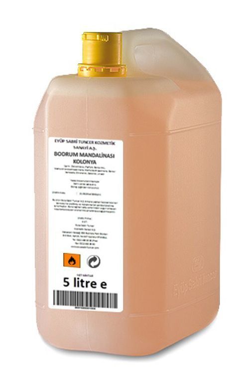 Eyüp Sabri Tuncer Bodrum Mandalinası Kolonyası 5 LT Bidon 80 Derece