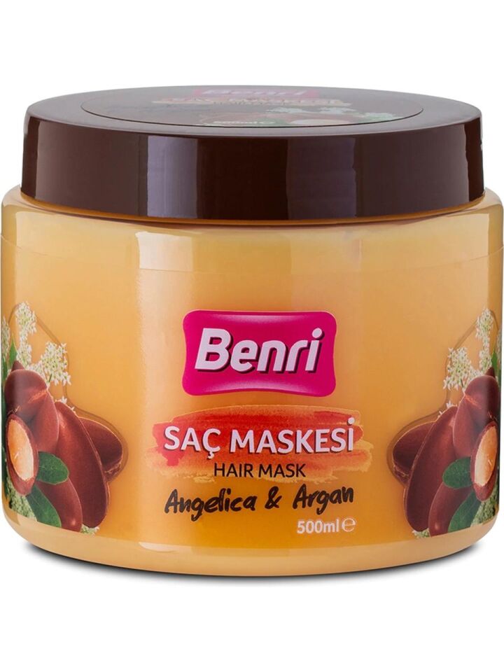 Benri Saç Maskesi Angelica ve Argan 500 ml