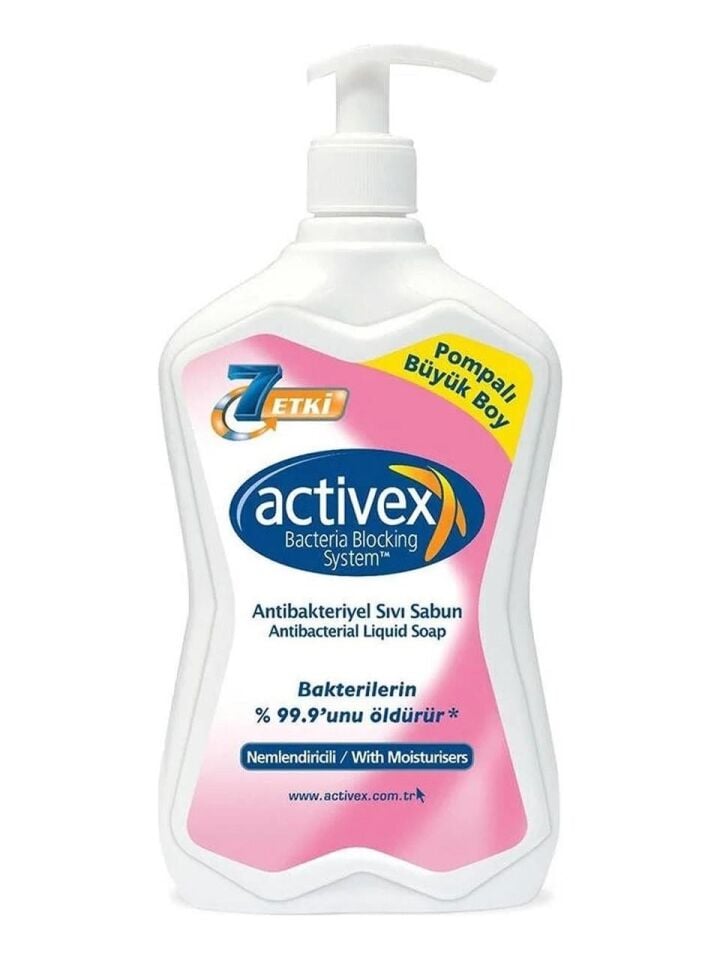 Activex Antibakteriyel Sıvı Sabun 700 ml Nemlendirici Pompalı