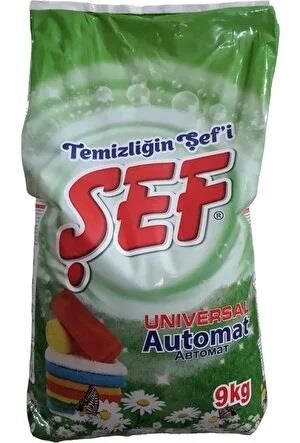 Şef Matik Toz Çamaşır Makinesi Deterjanı 9 Kg Renkli ve Beyazlar İçin Bahar Rüzgarı