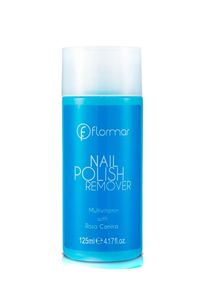 Flormar Aseton 125 Ml Nail Polish Remover Gage Seed Oil Multi-Vitamin Rosa Canina Kuşburnu Etkili