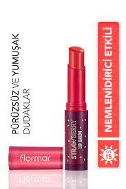 Flormar Shea ve Kakao Yağı İçeren Stik Renkli Dudak Nemlendiricisi - Lip Balm -003 STRAWBERRY-8690604555383