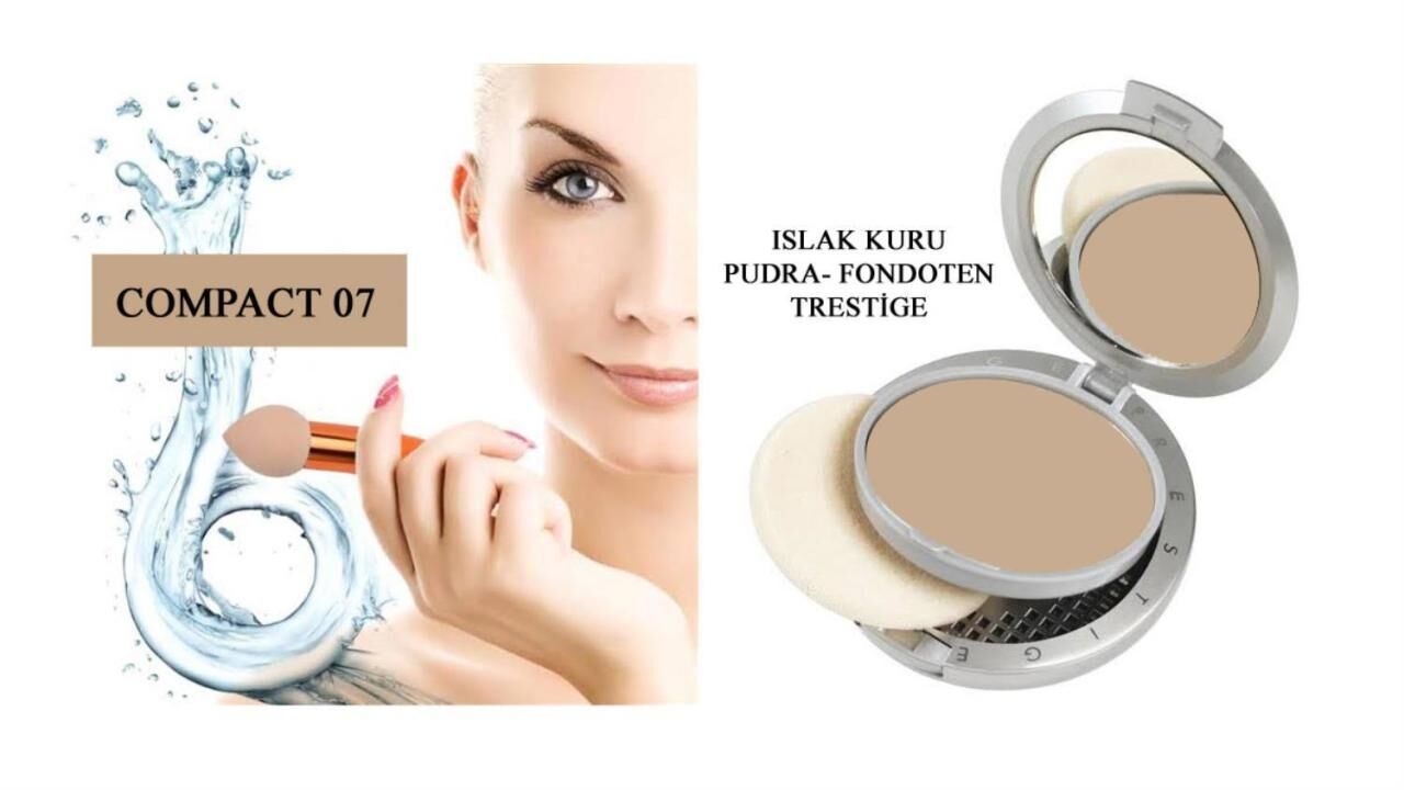 Prestige Compact Fondöten Islak Kuru Pudra Fondoten WD 07