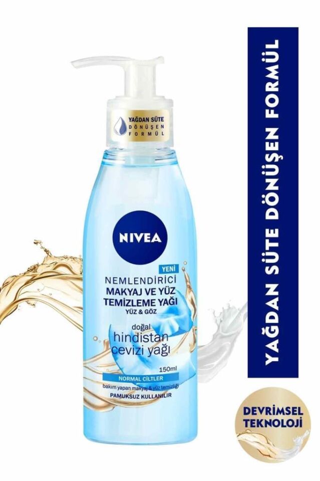 Nivea Besleyici Makyaj ve Yüz Temizleme Yağı 150ml Normal Ciltler