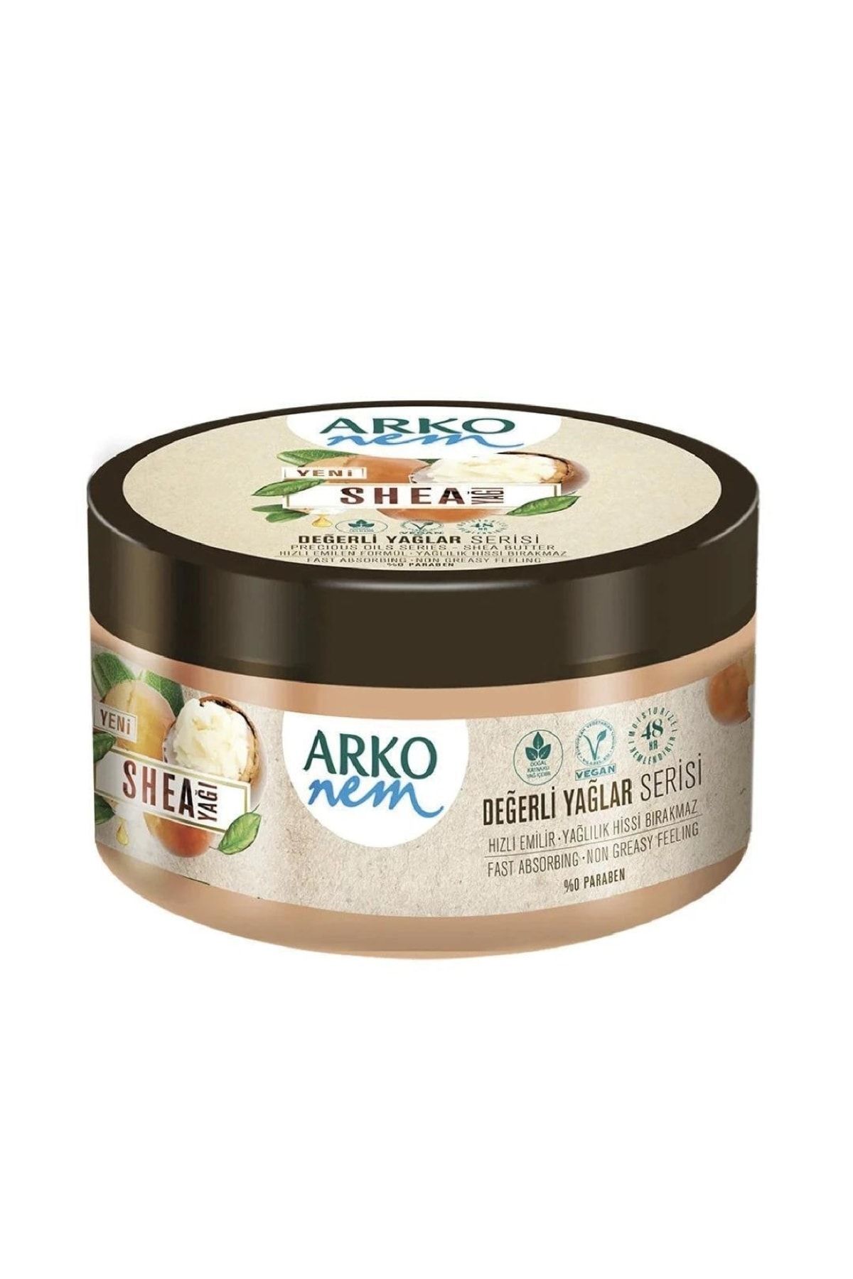 Arko Nem Shea Yağı Krem 250 Ml Değerli Yağlar Serisi