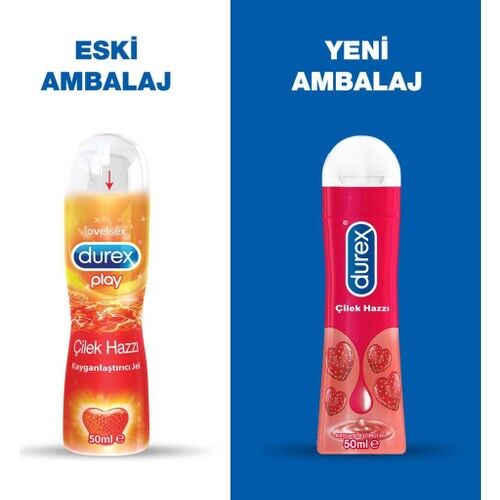 Durex Çilek Hazzı Kayganlaştırıcı Jel 50 Ml