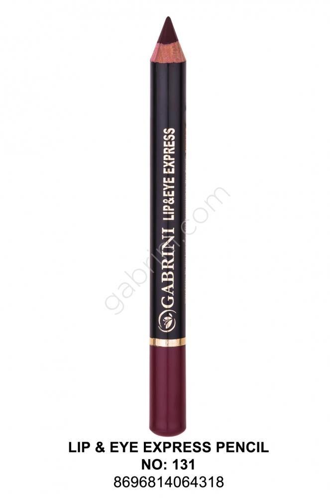 GABRINI KALIN JUMBO 131 GÖZ VE DUDAK KALEMI BORDO
