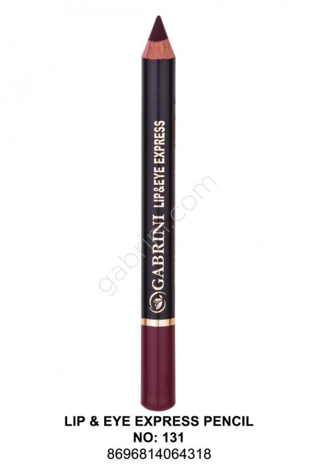 GABRINI KALIN JUMBO 131 GÖZ VE DUDAK KALEMI BORDO