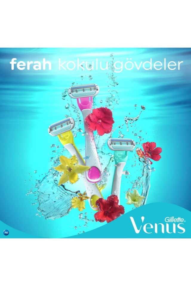 Gillette Venus Tropical Kullan At Tıraş Bıçağı 3 Adet