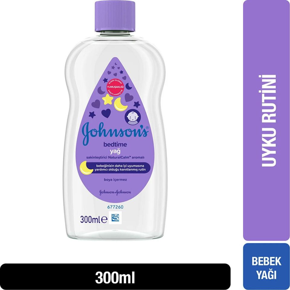 Johnsons Baby Bebek Yağı 300 Ml Bedtime Mor