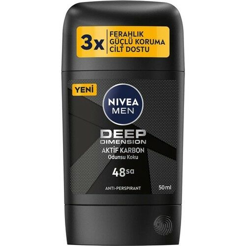 Nivea Stick Men Deep Dimension Aktif Karbon 50 Ml